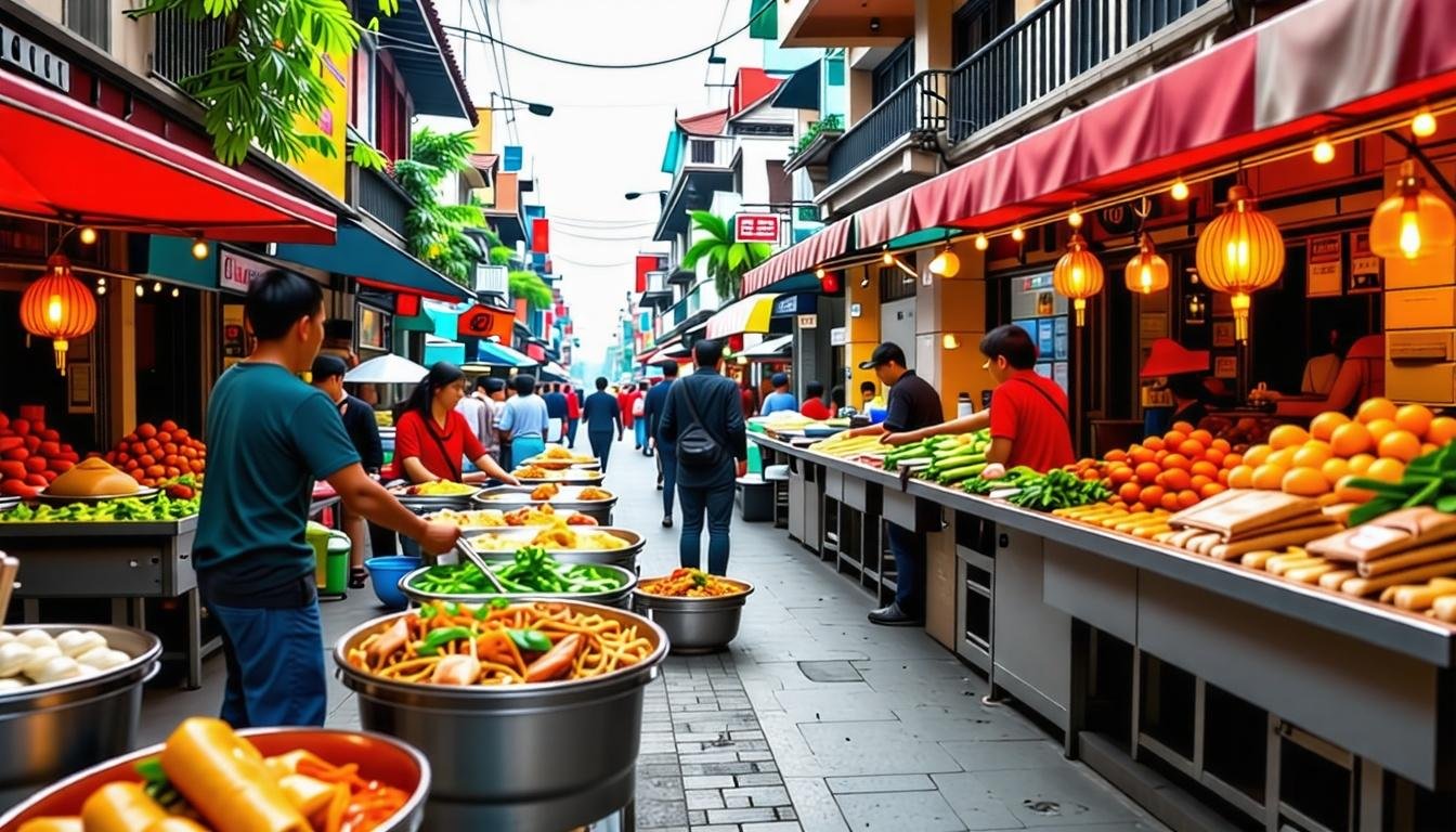 Smak på vietnamesisk gatekjøkken i Hanoi