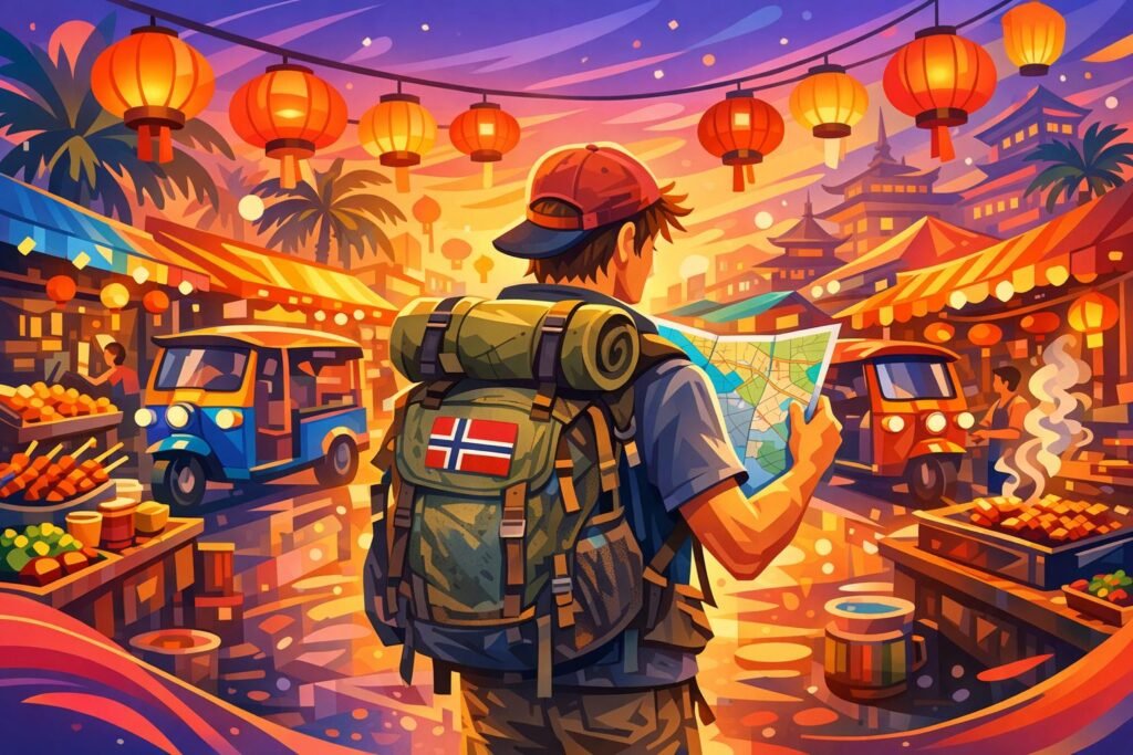 “Backpacking i Asia – Budsjettstrategier for Norske Reisende”