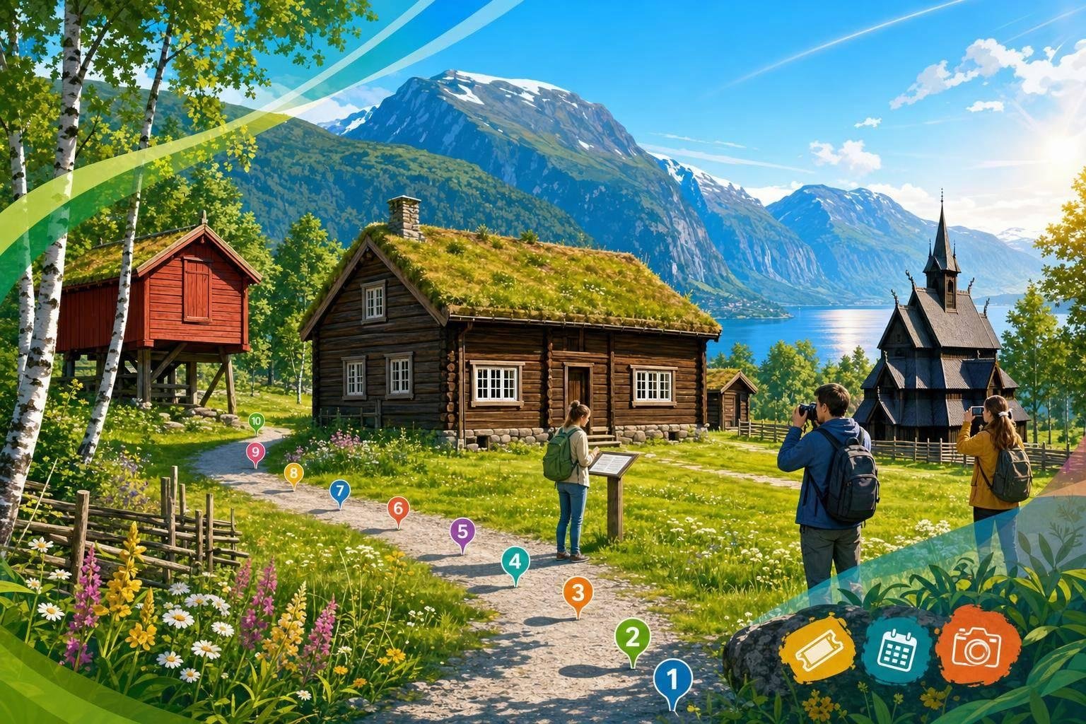 10 Beste Friluftsmuseer i Norge