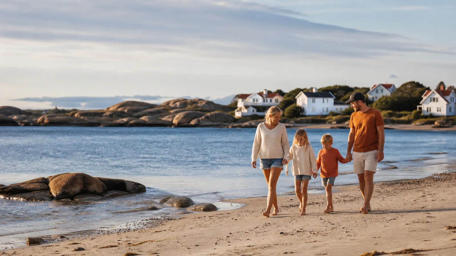 Familieferie på Sørlandet med barn: Strender og opplevelser
